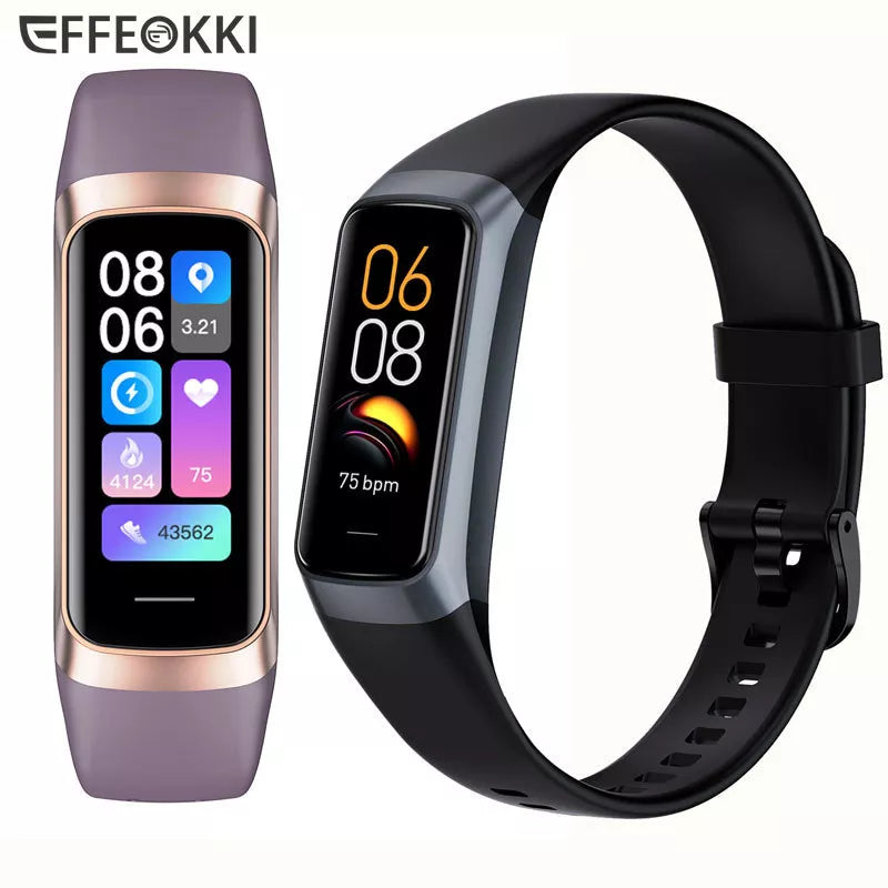 2023 Smart Watch Men Women Smart Bracelet Wristband 1.1 Inch Amoled Heart Rate Waterproof Body Temperature Fitness Tracker Band