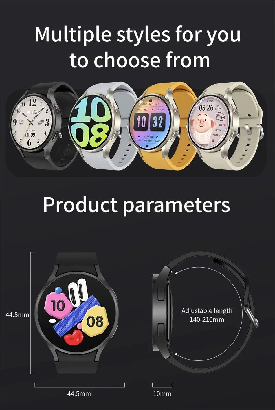 2024 GPS Smart Watches Men AMOLED Screen Bluetooth Call NFC IP68 Waterproof Watches Blood Sugar Smartwatch Woman for Huawei