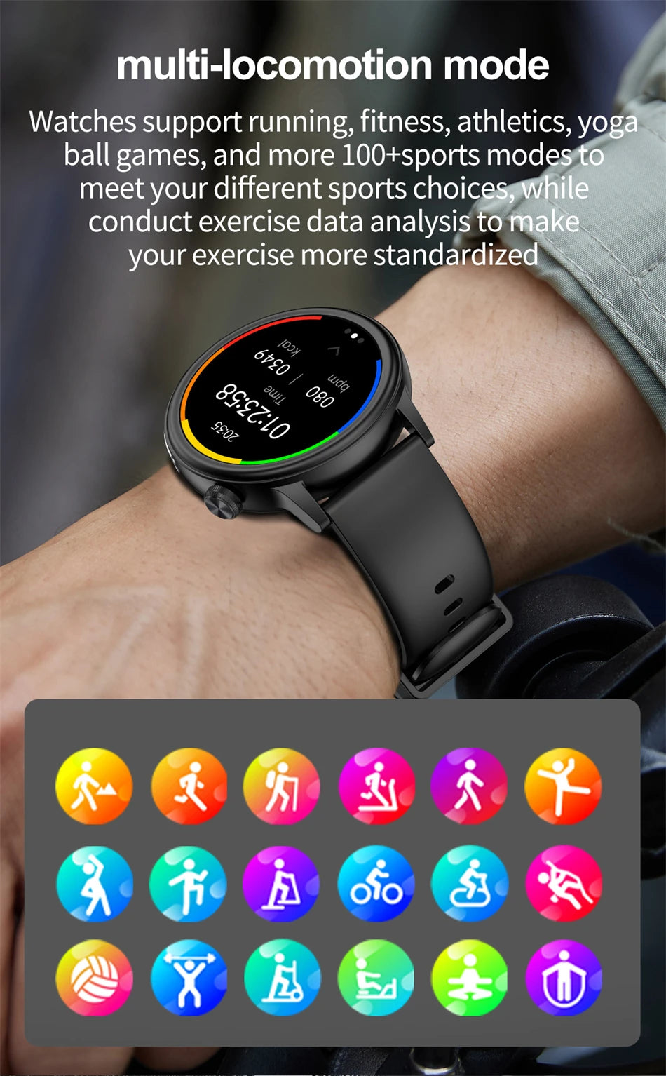 2024 New Blood Glucose Smart Watch Men ECG+HRV Blood Pressure Health Monitor Fitness Watches IP68 Waterproof Smartwatch Women