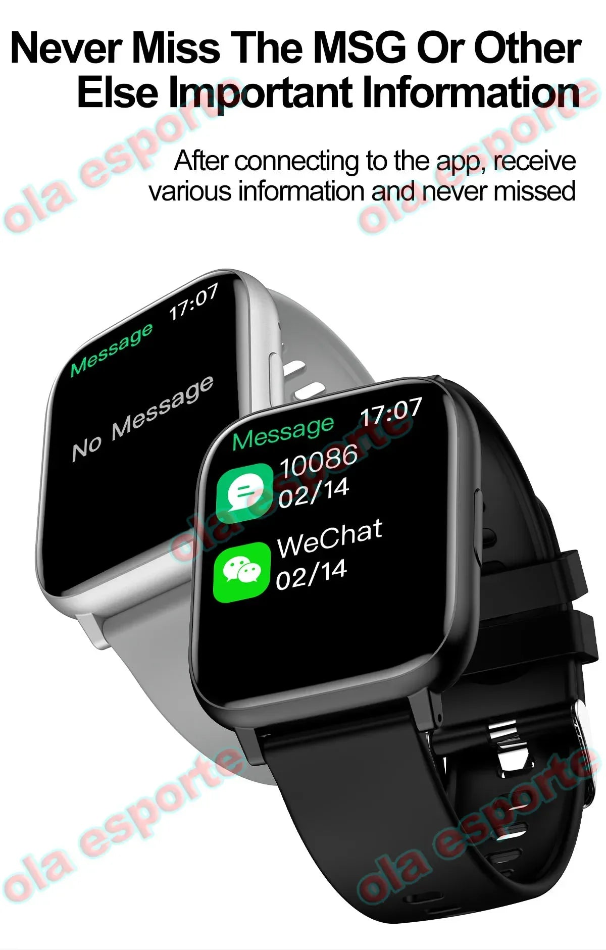 Men And Women Smart Watch Bluetooth Call Sleep Heart Rate Monitor Weather Outdoor Lady Smartwatch 1.77" For Android IOS 2024 New