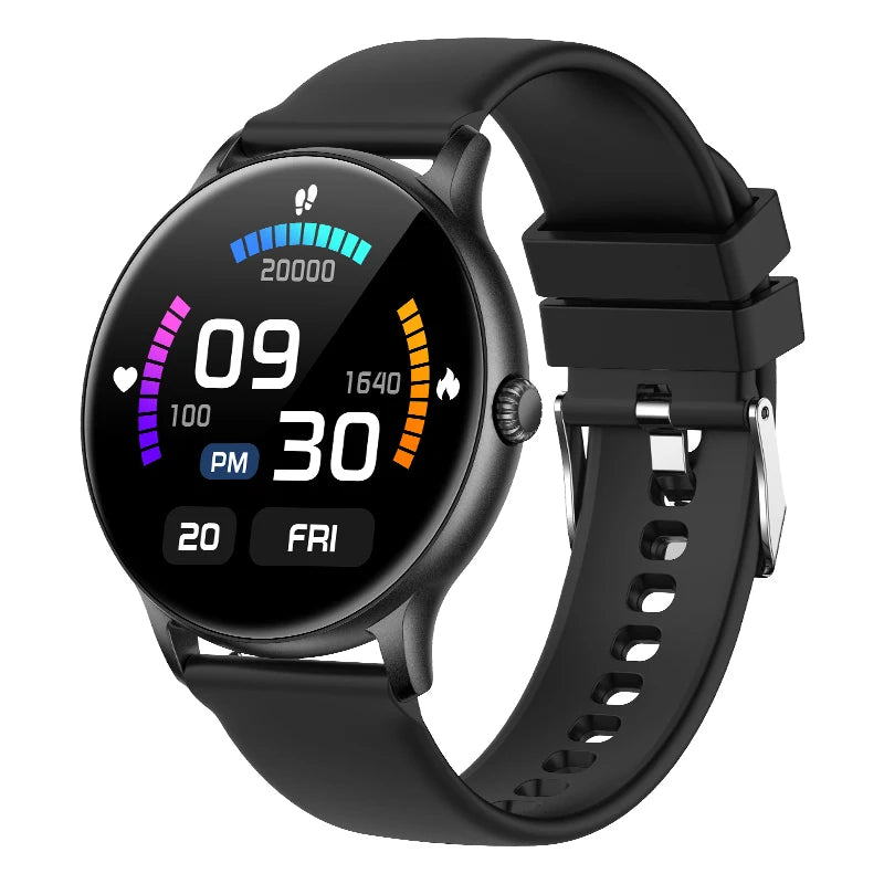 2024 Sports Fitness Tracking SmartWatch fashion Bluetooth Watch Heart Rate Clock Steel Band Full Touch screen Watch For Men +Box