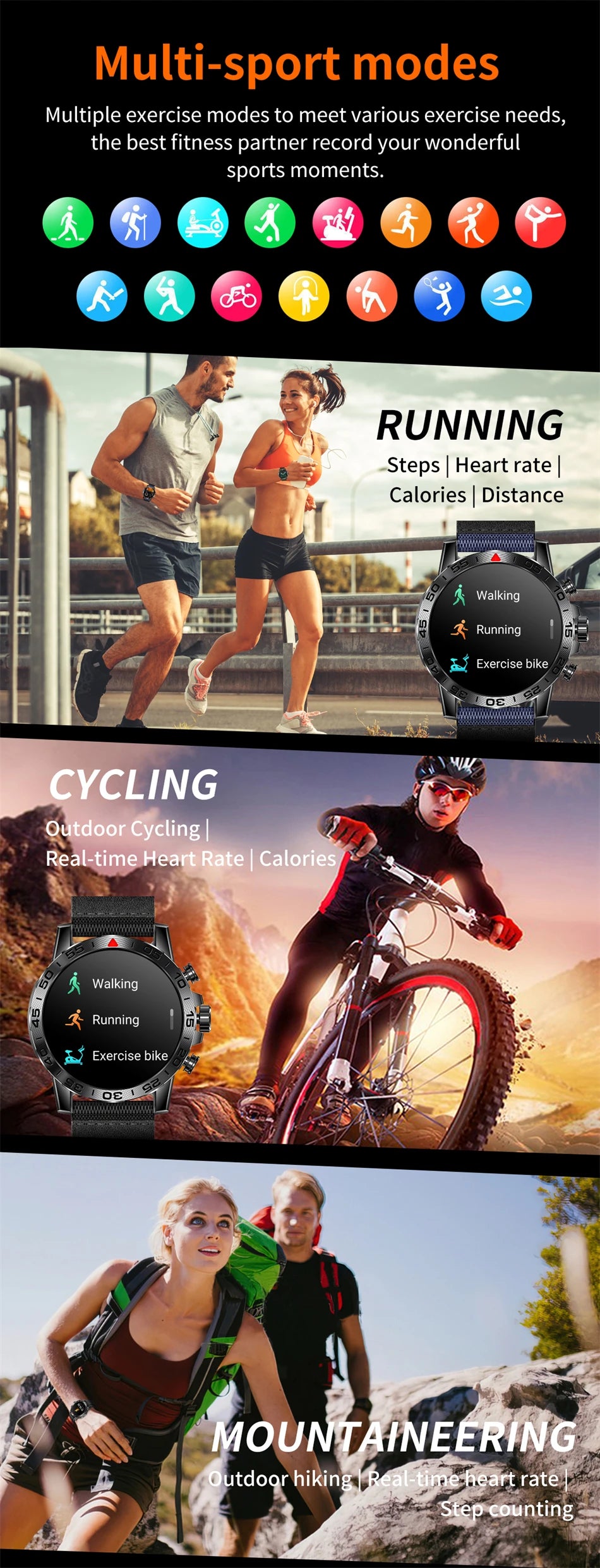 LIGE New Original Smart Watches Men Bluetooth Call Sports Fitness Woman Watch Blood Oxygen Waterproof Smartwatch For Men 2024