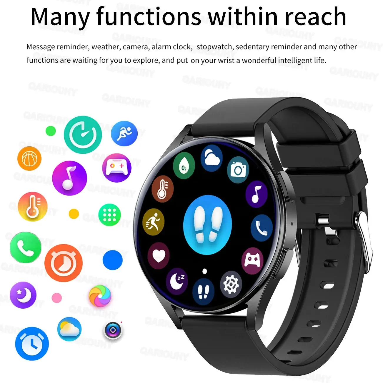 2024 New Smartwatch Men Full Touch Blood Pressure Blood Oxygen Bluetooth Call Sports Smart Watch Men Women For Android IOS