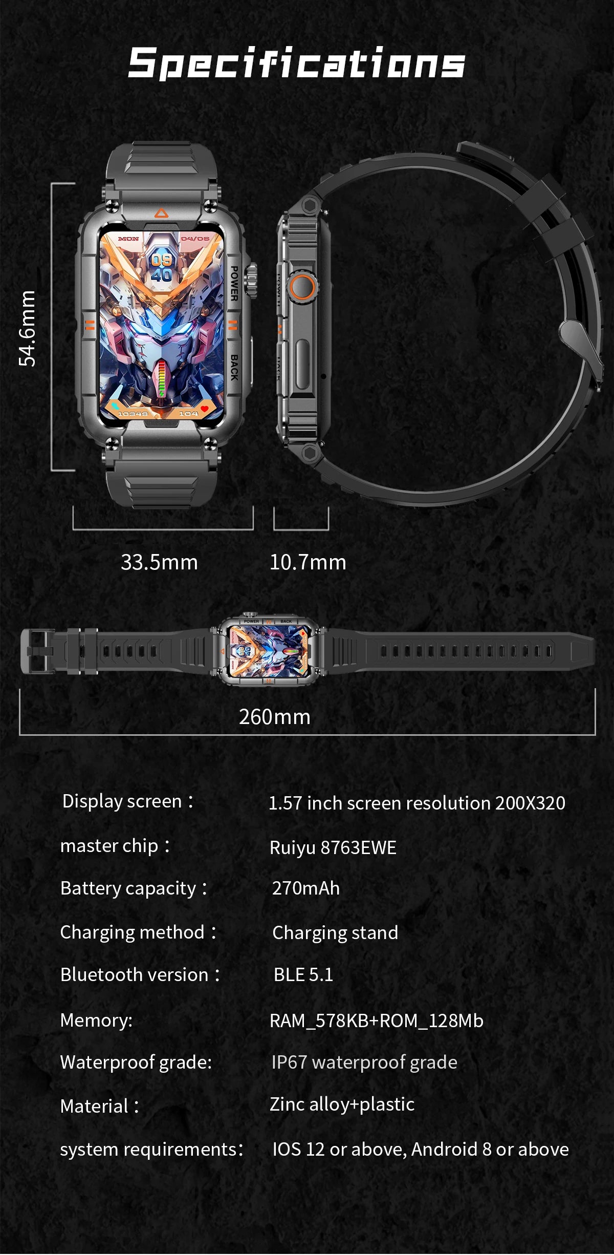 2024 New IP68 waterproof smart watch for men watch women customized clock AI voice Bluetooth call Sports and fitness smartwatch