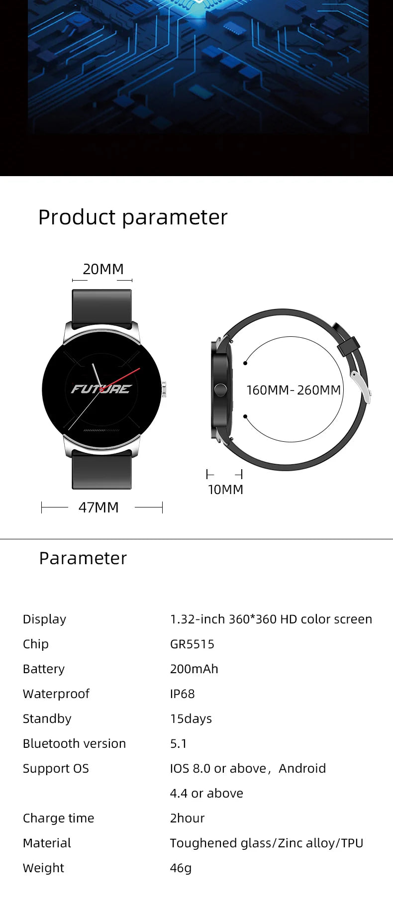 2024 New KS02 Smart Watch Men Women Fashion Sports Smartwrist NFC Music Heart Rate Blood Oxygen Smartwatch Men for Xiaomi Huawei