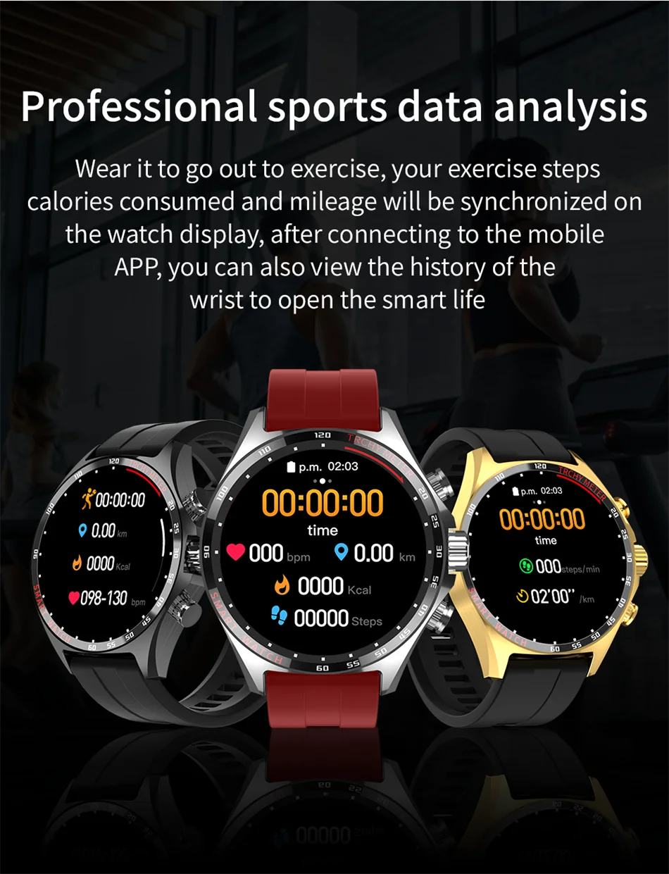 2024 NFC Access Control Compass Positioning Smart Watch Men Waterproof Smartwatch Outdoor Sports Fitness Watch For Android IOS