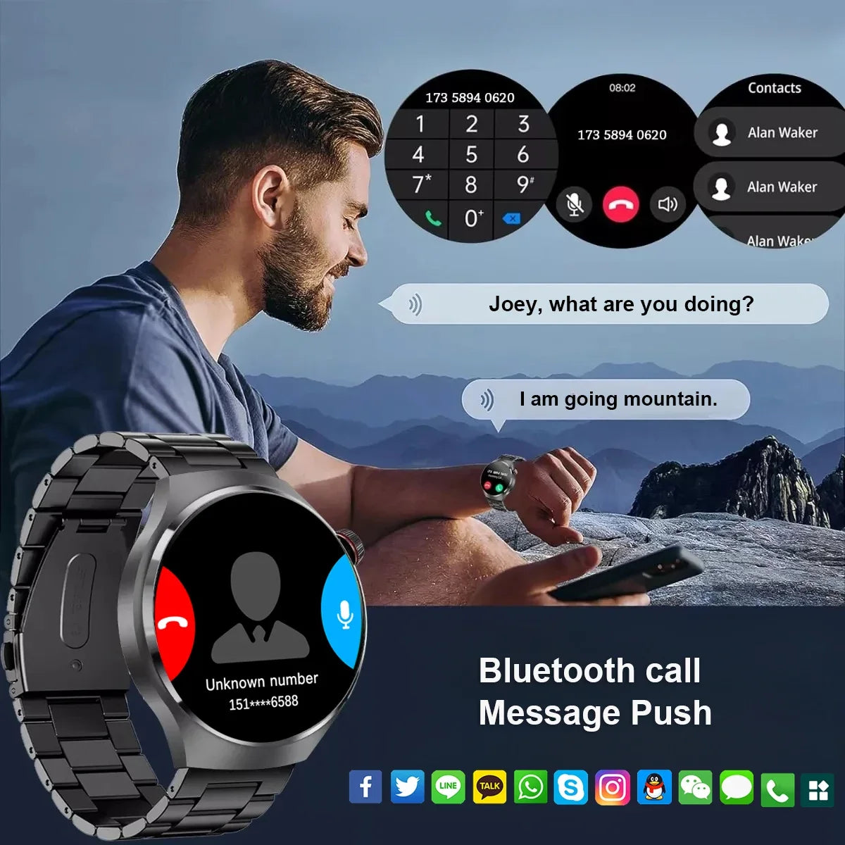 2024 New GT4 Pro Smart Watch Men NFC GPS Tracker AMOLED 360*360 HD Screen Heart Rate Bluetooth Call SmartWatch For Huawei Xiaomi