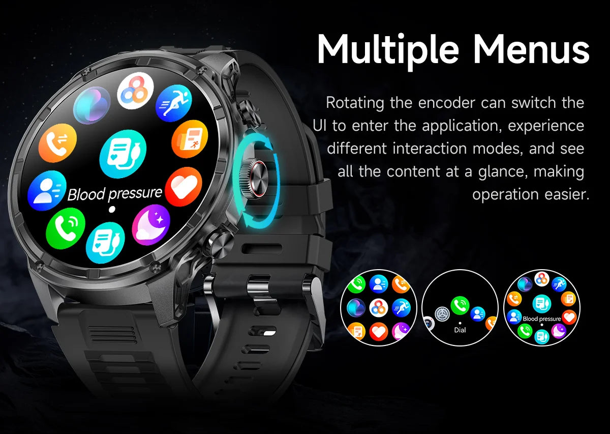 LIGE 2024 Smart watch men 710mAh Battery sports Fitness Man Watch Bluetooth Call Blood Oxygen Monitor Men smartwatch For Huawei