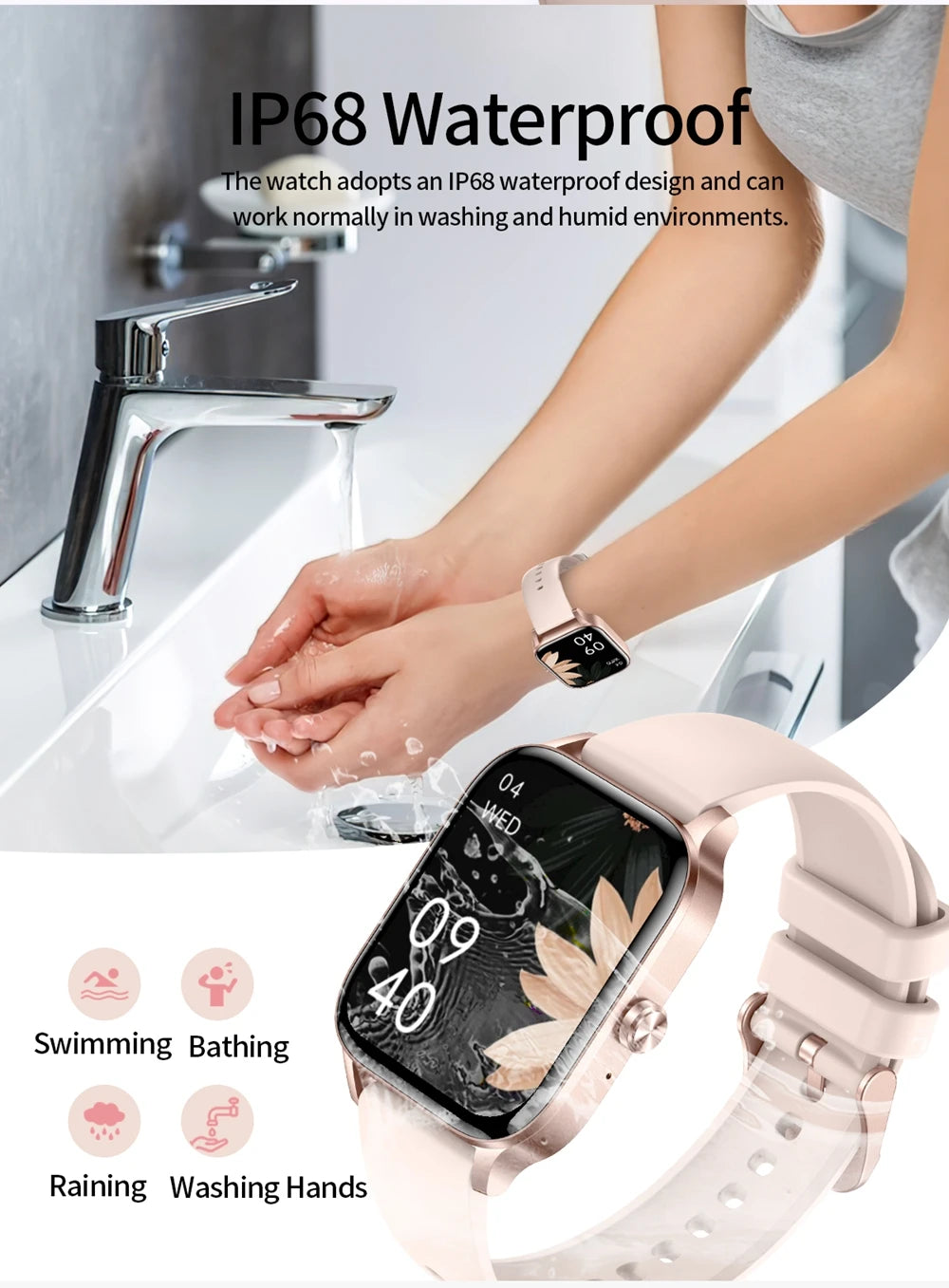 Women Man Sports Watch Connected Watch Man 2024 Blood Oxygen Sports Make Answer Call Compatible With Xiaomi Phone