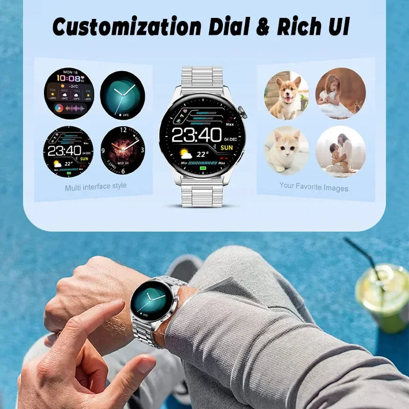 FILIEKEU SmartWatches Men Women Bluetooth Call Sports Fitness Smart Watches Man Fashion Black Silicone Smart Watch Woman