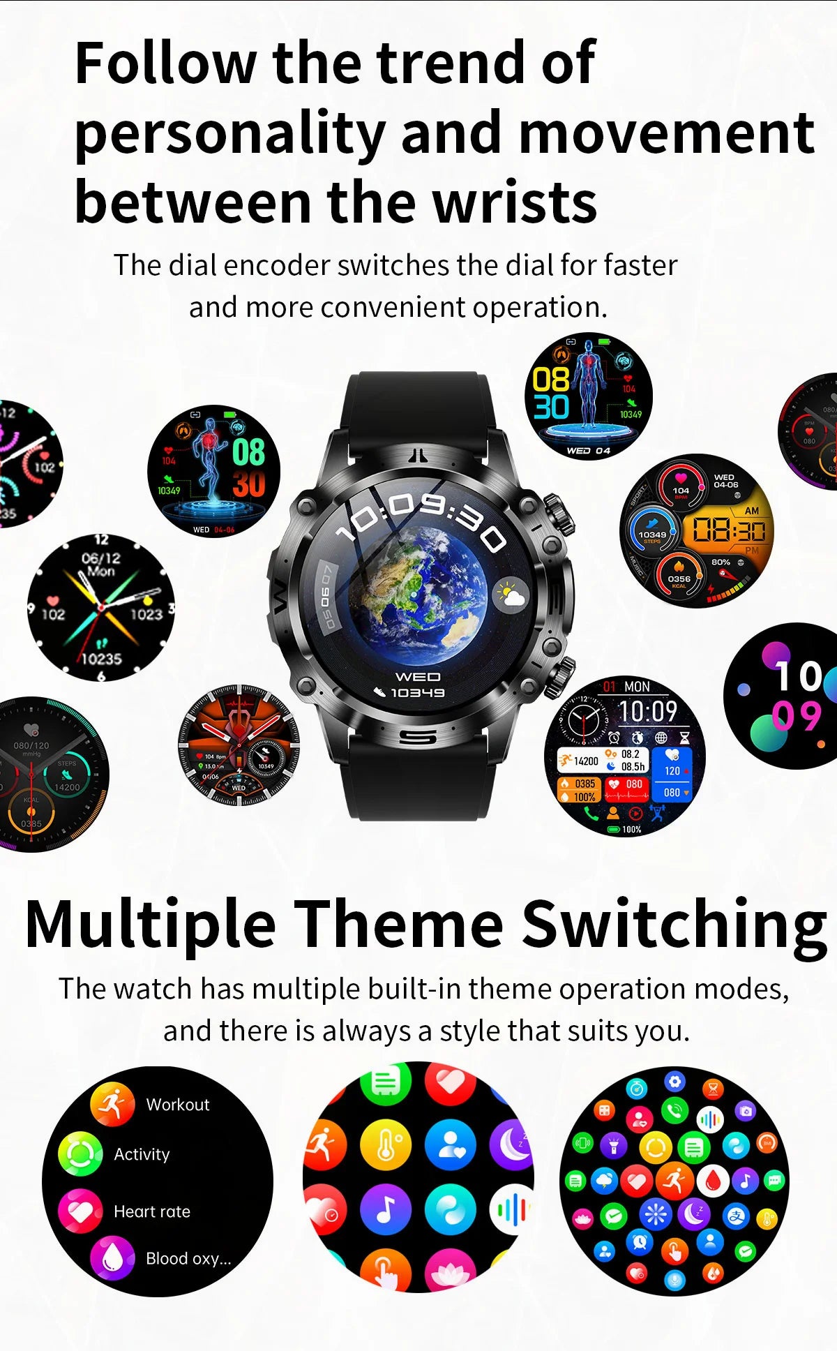 Multifunctional Medical Smart Watch Men for Android Xiaomi Hauwei Amoled Watches Bluetooth Call Blood Sugar Ecg Smartwatch 2024