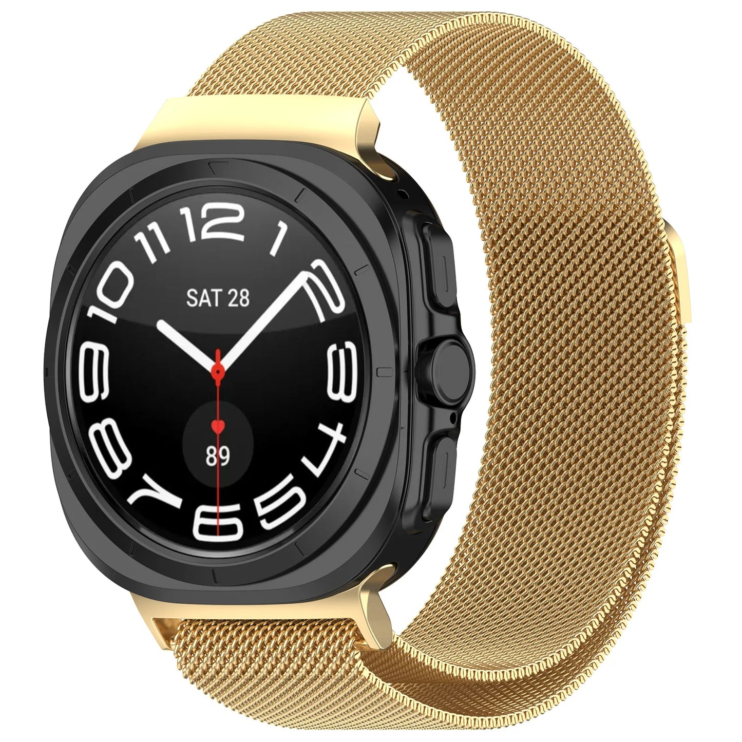 Milanese Loop Strap for Samsung Galaxy Watch 7 Ultra 47mm Stainless Steel No Gaps Magnetic Bracelet Galaxy Watch 7 Ultra 47 band