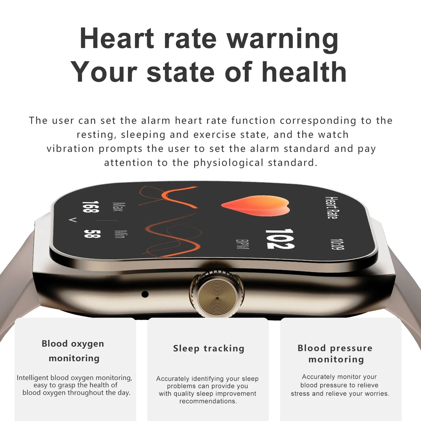 2024 New Men Smart Watch HD Bluetooth Call 2.1 Inch AMOLED Screen GPS Sport Tracker Blood Pressure Women NFC Original Smartwatch