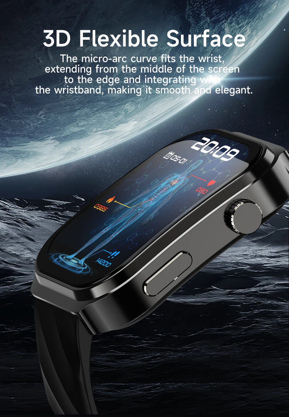 2024 New Non Invasive Blood Sugar SmartWatch Bluetooth Call Flashlight Outdoor Sports Track Tracker Men's and Women's Smartwatch