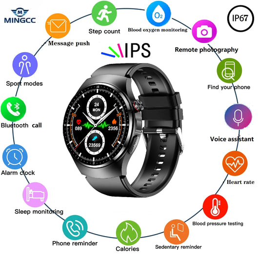 Smart Watch 2024 Bluetooth Call Health Data Monitor Activity Tracker Compatible With Android Apple Smartwatch For Men And Women