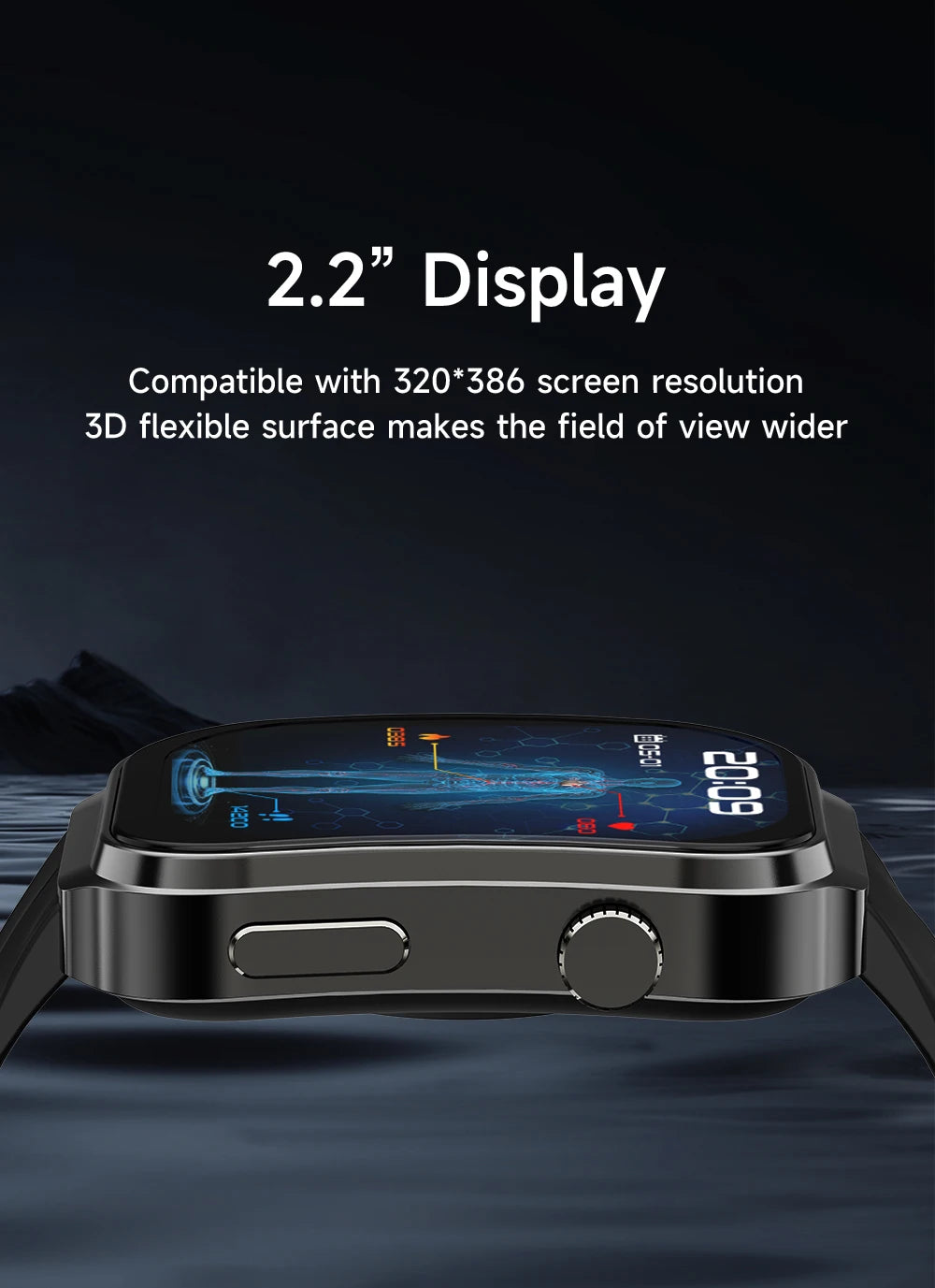 2024 New Non Invasive Blood Sugar SmartWatch Bluetooth Call Flashlight Outdoor Sports Track Tracker Men's and Women's Smartwatch