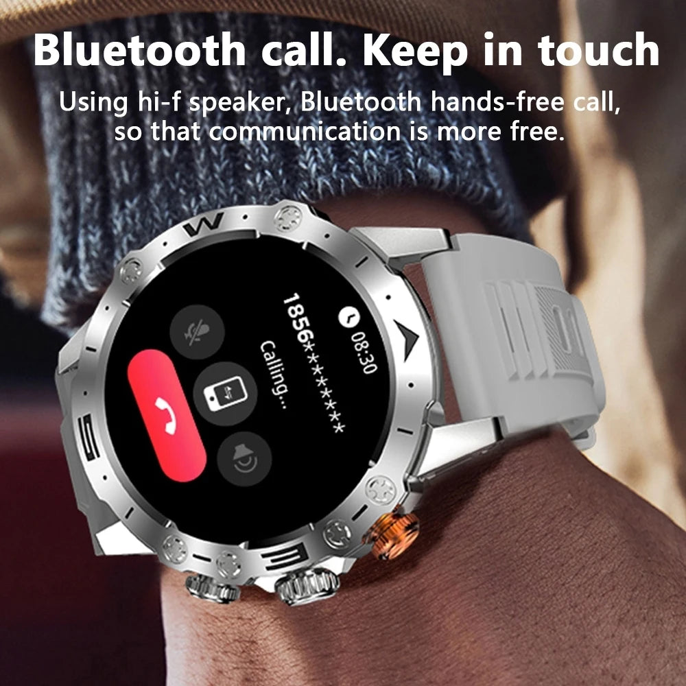 Men's Smartwatch Bluetooth Call 1.53" 360*360 HD Screen Heart rate IP68 Waterproof Rotary button Women's Smartwatch Man 2024 NEW