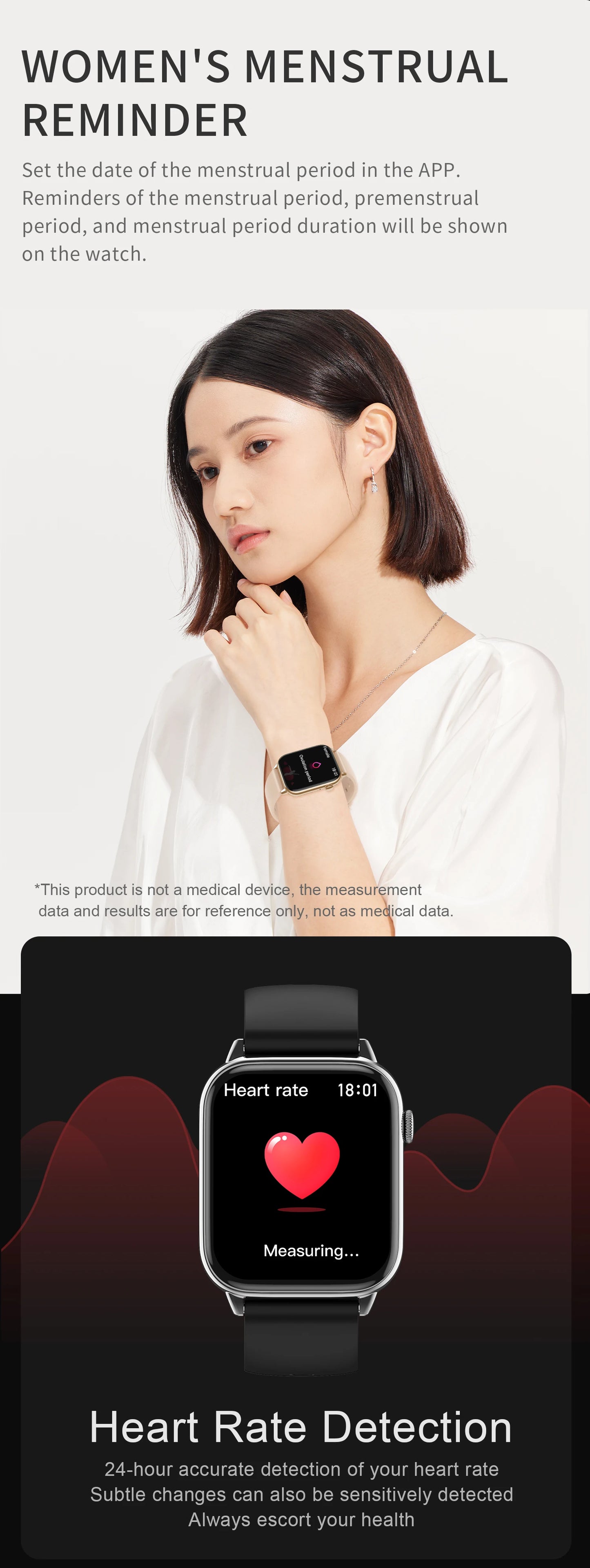 2024 New Men Women Smartwatch Bluetooch Call NFC IP67 Waterproof Heart rate blood oxygen Sports track Smartwatch For Android IOS