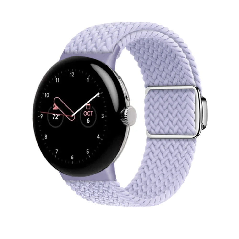 Nylon Braided Magnetic Strap for Google Pixel Watch 2 Band Replacement Belt Wristband Fabric Bracelet Pixel Watch 2 Accessories