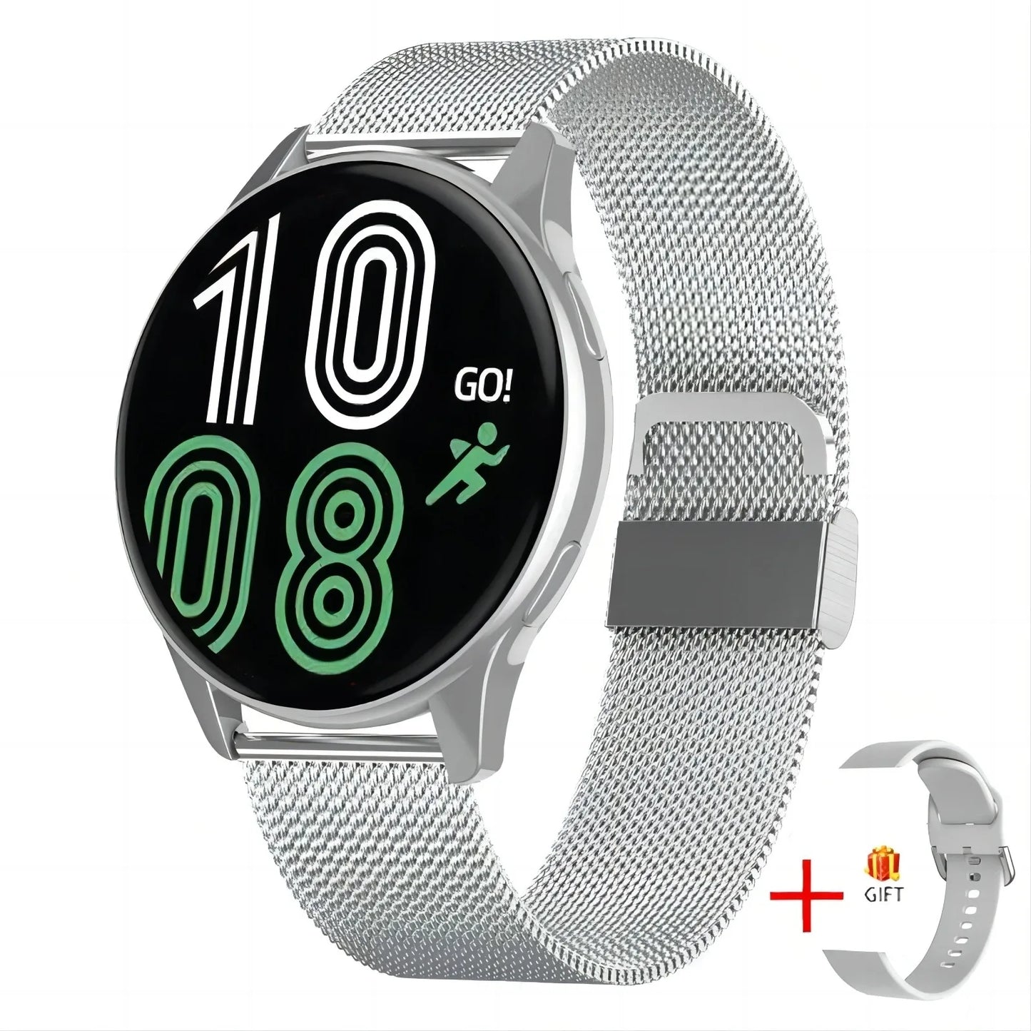 Men Women Smarthwhatch 2024 AMOLED Screen Bluetooth Call Ultra Thin Smart Watch Heart Rate Sports Modes Watches Music Smartwatch