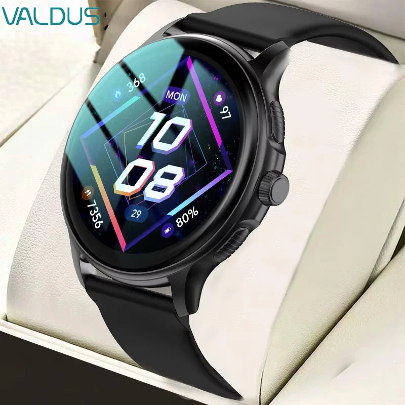 VALDUS VS35 PRO AMOLED Smartwatch For Man Woman Bluetooth Call IP68 Waterproof Sport Fitness Long Battery Life 2024 Smart Watch