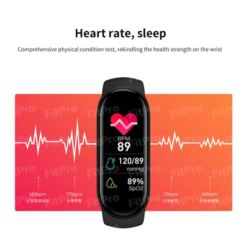 Smart Watch Smartband Heart Rate Blood Pressure Monitor Smartwatch Fitness Tracker Waterproof Sport Bracelet For Men Women