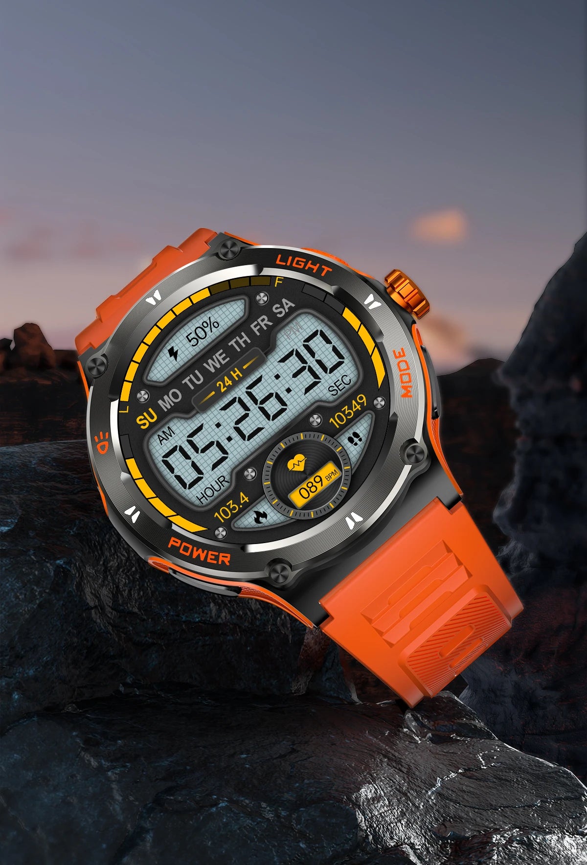 2024 New Outdoor fitness Sports Smart Watch Men Military grade Compass GPS Flashlight BT Call Waterproof For HUAWEI smartwatch