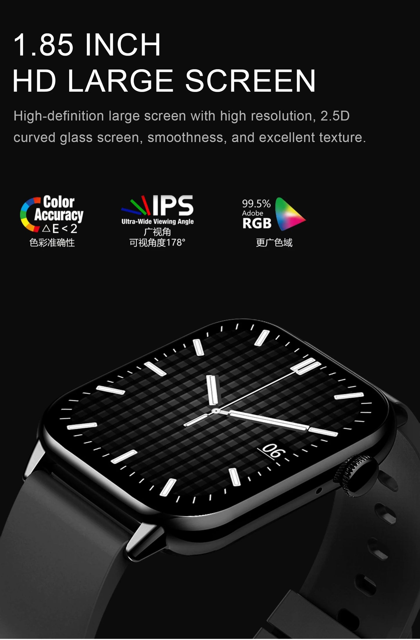 2024 New  For Huawei Xiaomi Men Women Smartwatch AMOLED NFC Bluetooth Call IP67 Waterproof Sports Smartwatch For Android and IOS