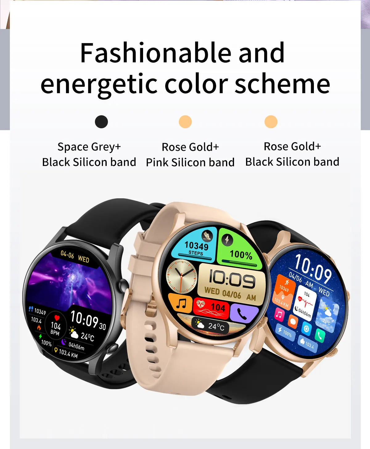 LIGE 2024 Bluetooth Call Smartwatch 1.43'' AMOLED HD Screen Smart Watch for Women Ladies Wristwatch Men Smart Watches, Free Ship