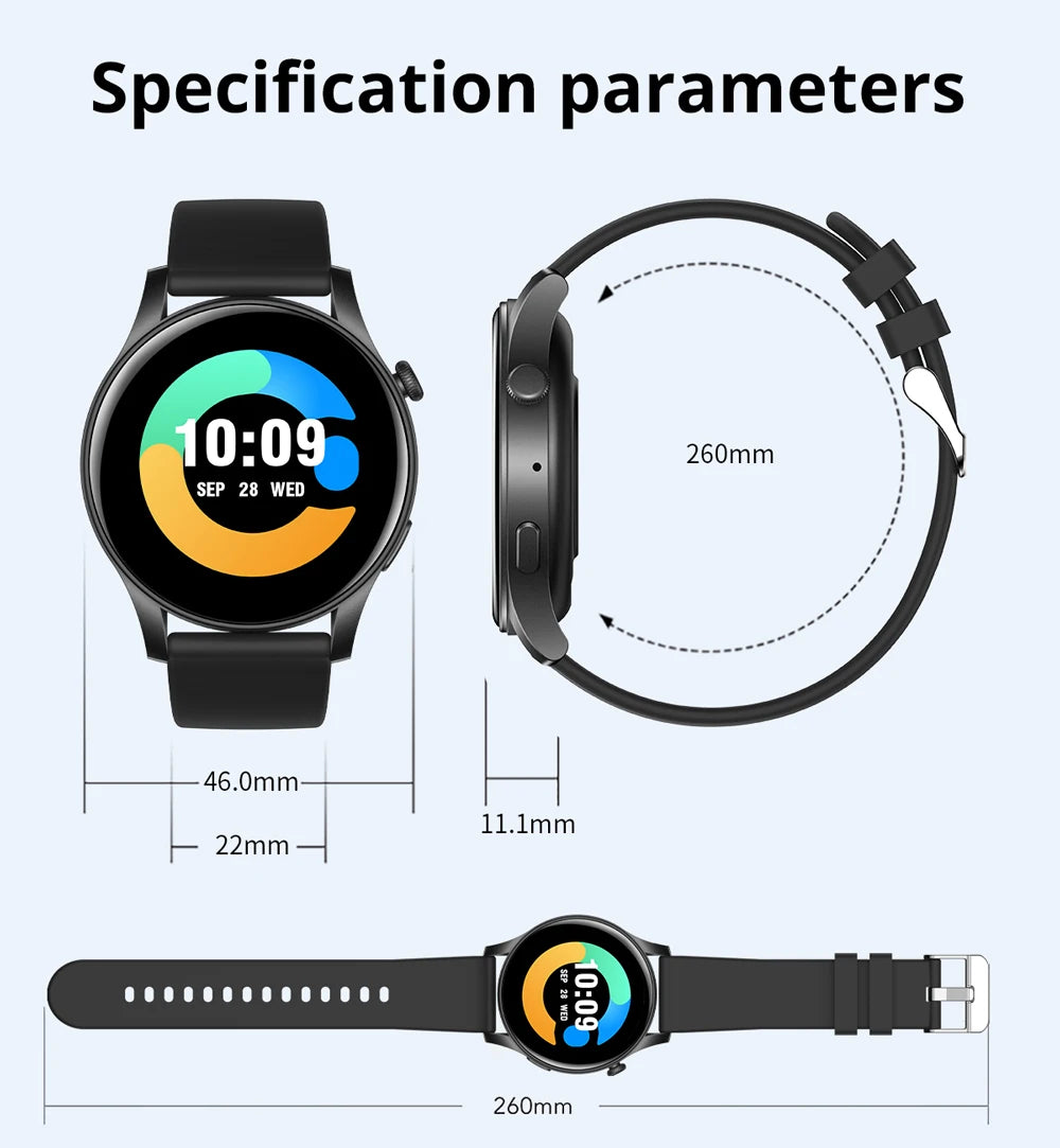 [2024 New] COLMI V73 Smartwatch AMOLED Display Bluetooth Calls Health Fitness Tracking Smart Watch for Men Women