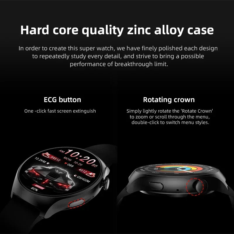 2024 New Bluetooth call SmartWatch women men Heart rate blood oxygen Health testing Smart Watch For xiaomi Huawei