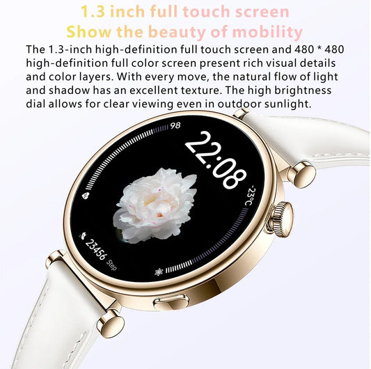 2024 New Fashion Smart Watch For Men Women  GPS Motion Track 24 Hours Health Monitoring Voice Calling SmartWatch Ladies