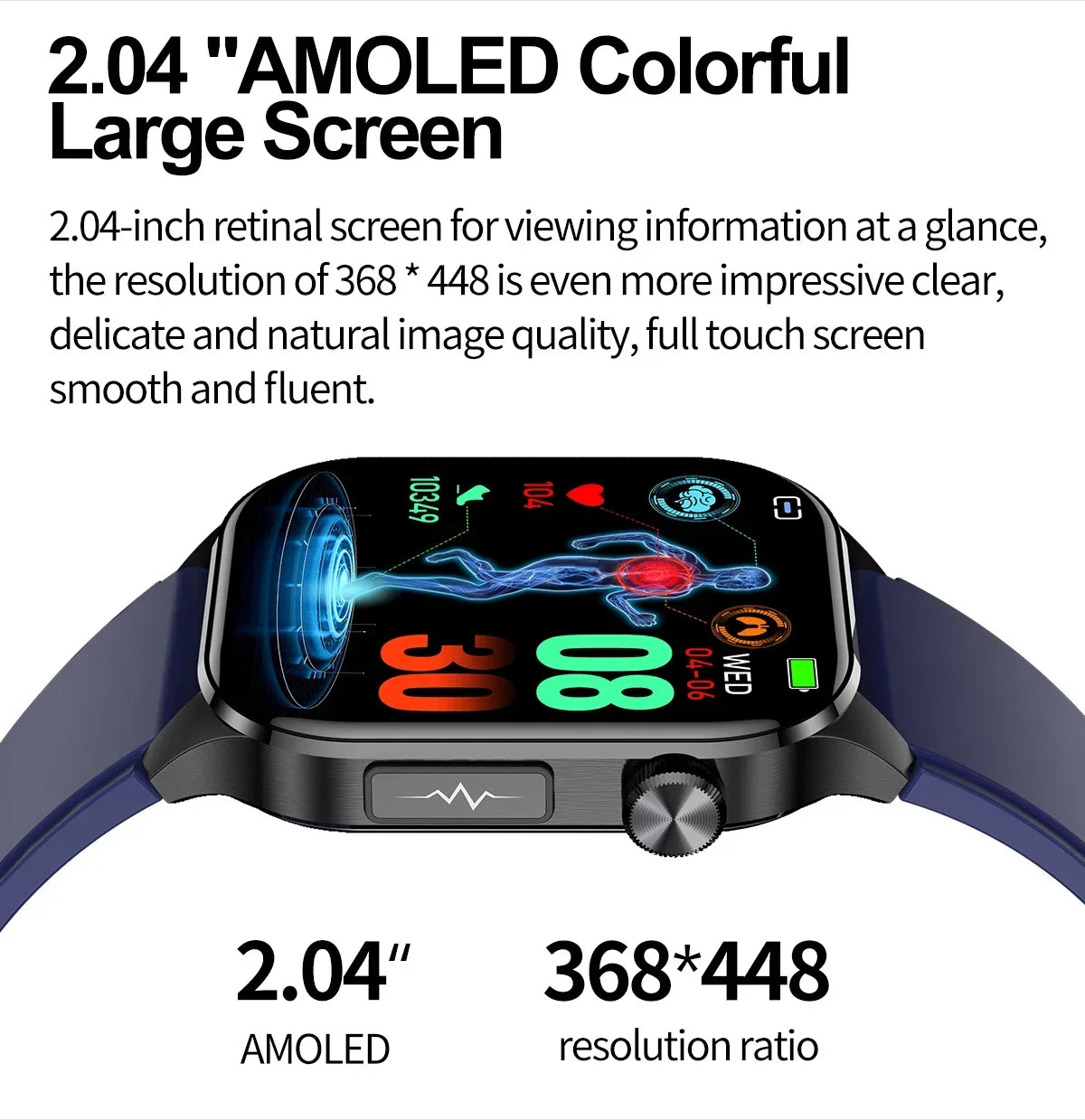 2024 New ECG+PPG Smart Watch Men Blood Lipid Uric Acid Blood Sugar Bracelet Fitness Tracker Bluetooth Call Health Smartwatch Men