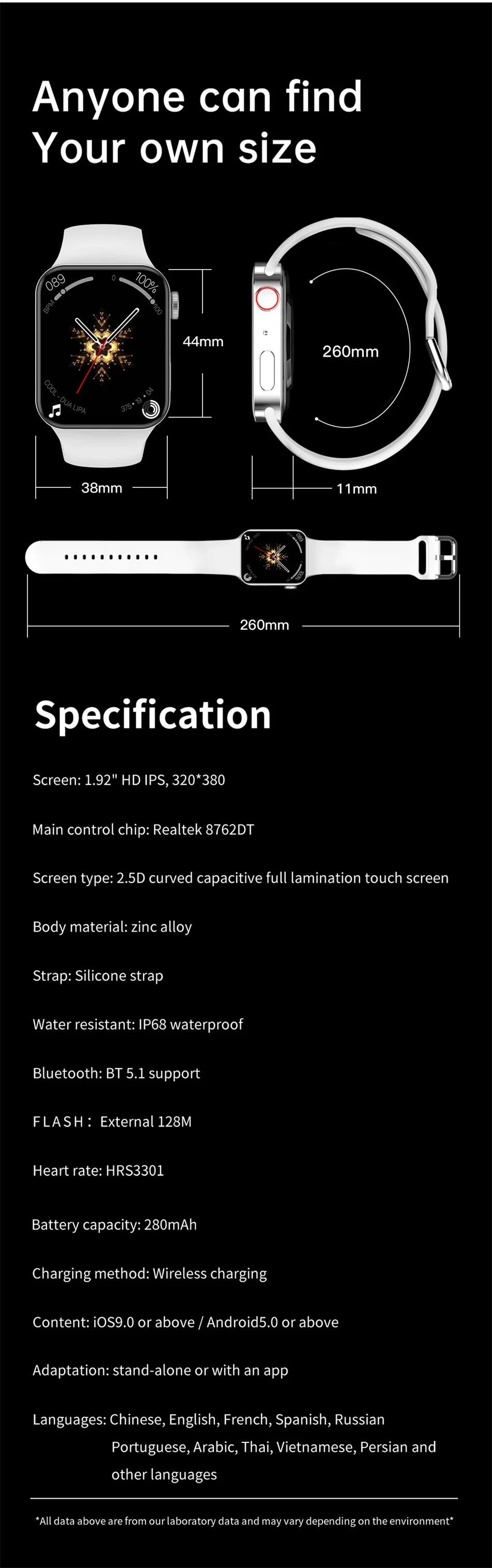 2024 Men Series 8 PK HW8 Max Smartwatch 1.92-inch high-definition screen waterproof watch Women Bluetooth call NFC Smart Watches