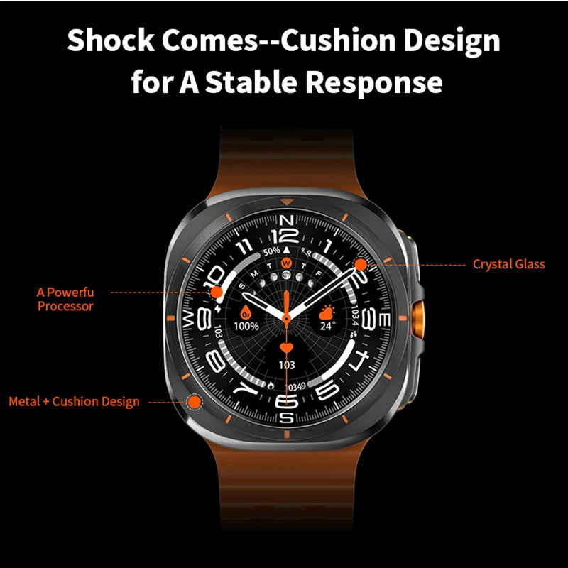 2024 Watch 7 Ultra AMOLED Smart Watch Ai Dail 3D Menu Compass Men W7 Smartwatch Women Bluetooth Call Wireless Charging Sports