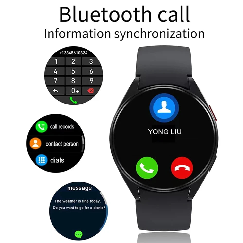 2024 New Original Watch 4 Pro Smart Watch Men  360*360 AMOLED HD Screen Heart rate Bluetooth Call Waterproof SmartWatch