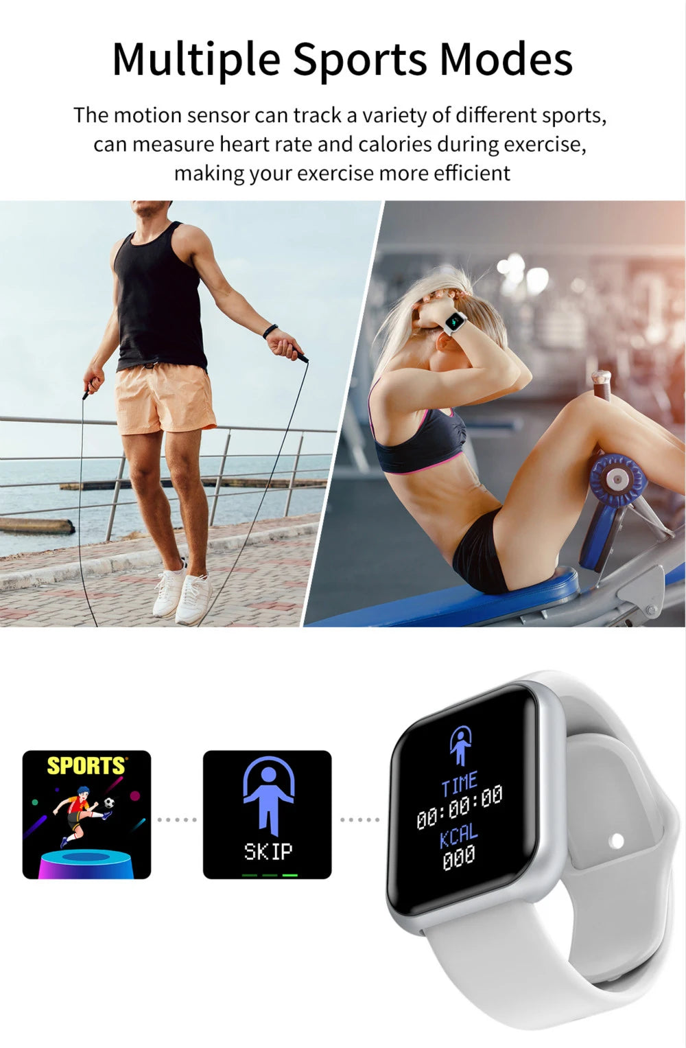 D20 Children Kids Smart Watch Boys Girls Sports Men Women Smartwatch Blood Pressure Smart Clock Child Fitness For Android IOS