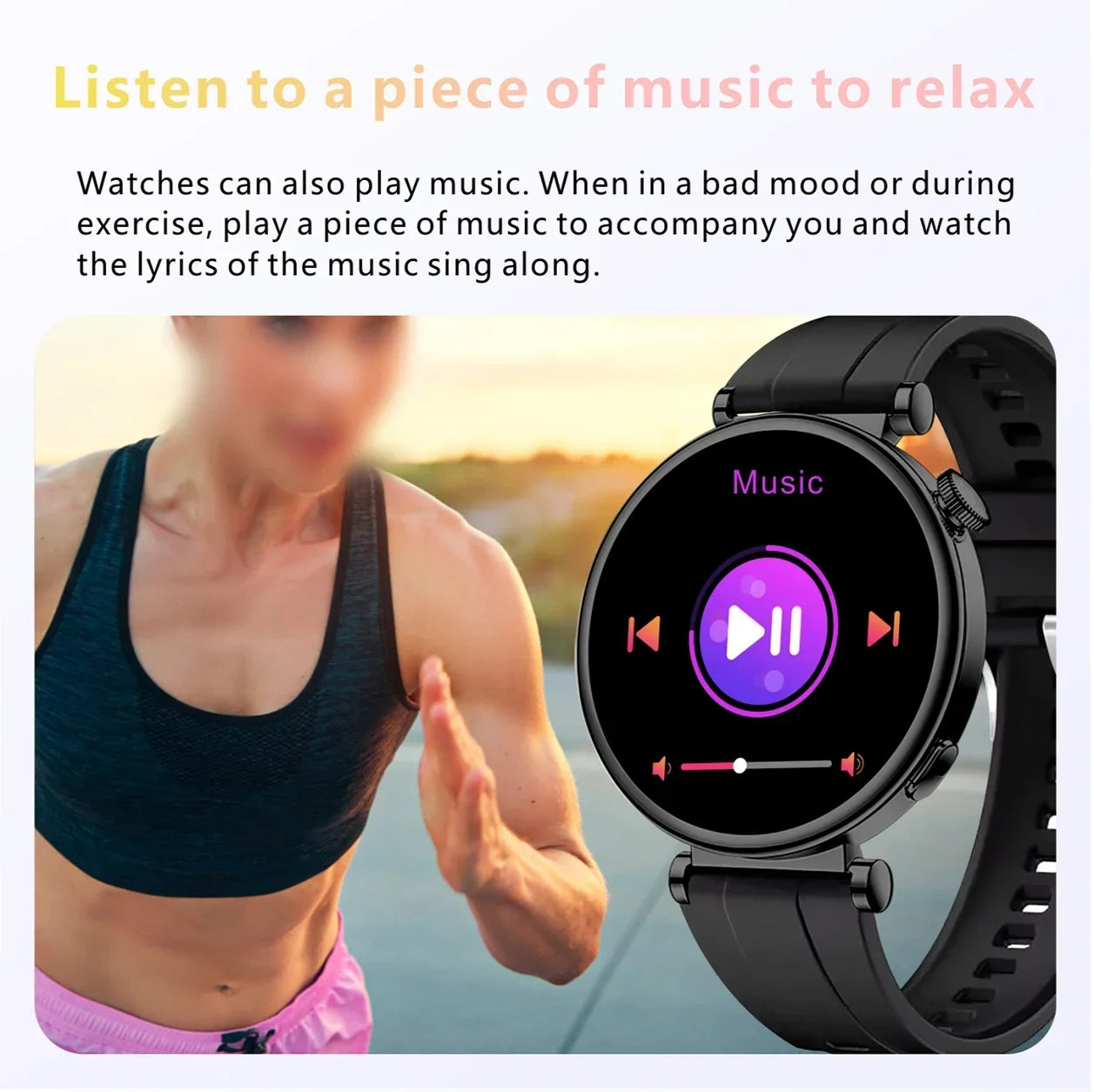 2024 New Fashion Smart Watch For Men Women  GPS Motion Track 24 Hours Health Monitoring Voice Calling SmartWatch Ladies