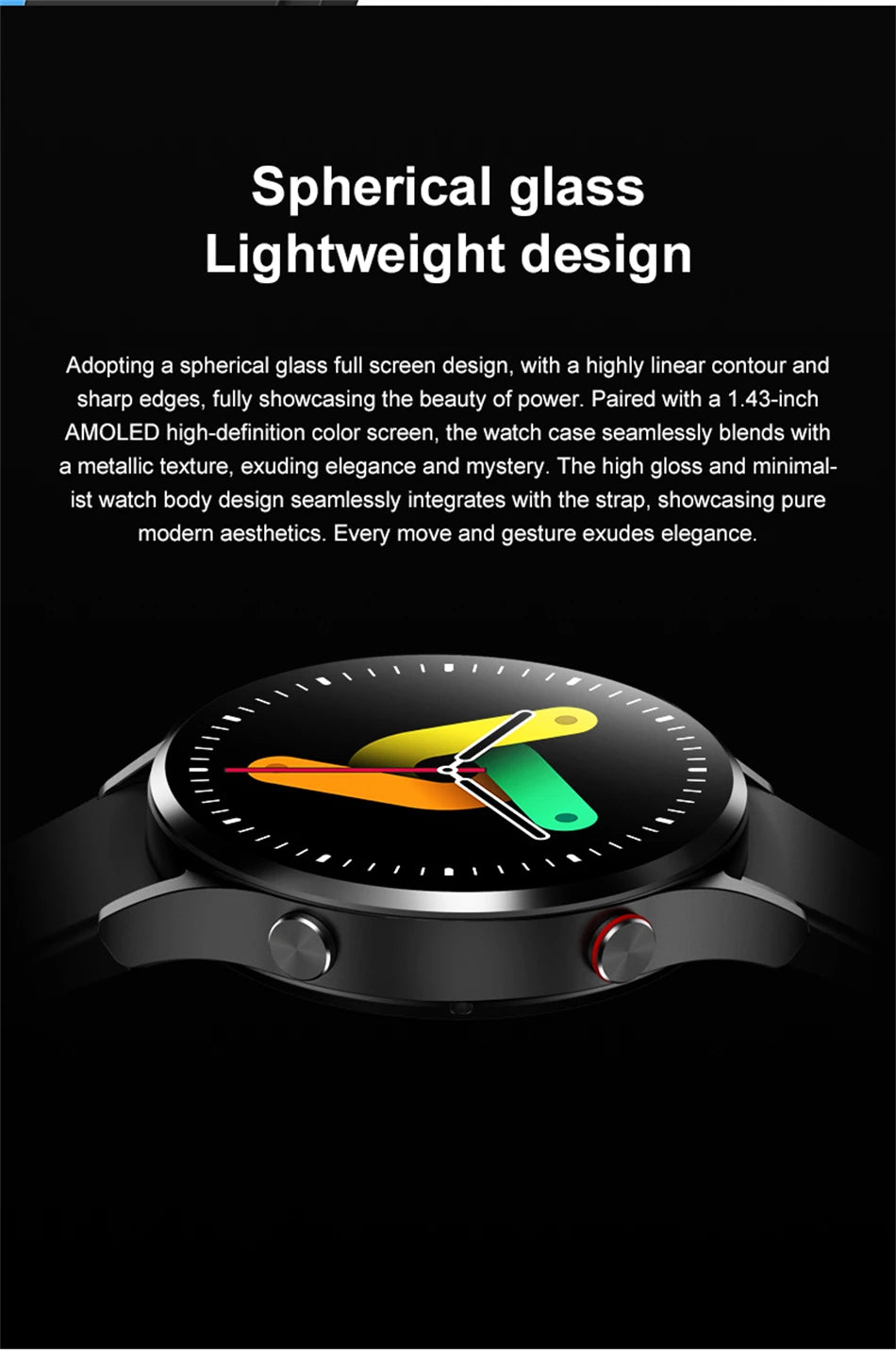 2024 New For Huawei Xiaomi Fashion Women's Smart Watch 1.43 inch AMOLED HD Screen Heart Rate Sports Voice Calling SmartWatch Men