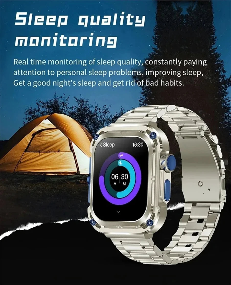 New 2024 Smart Watch Men Ip68 Waterproof Bluetooth Call Smartwatch Gesture Control 100+ Sports Mode Outdoor Wristwatches for Men