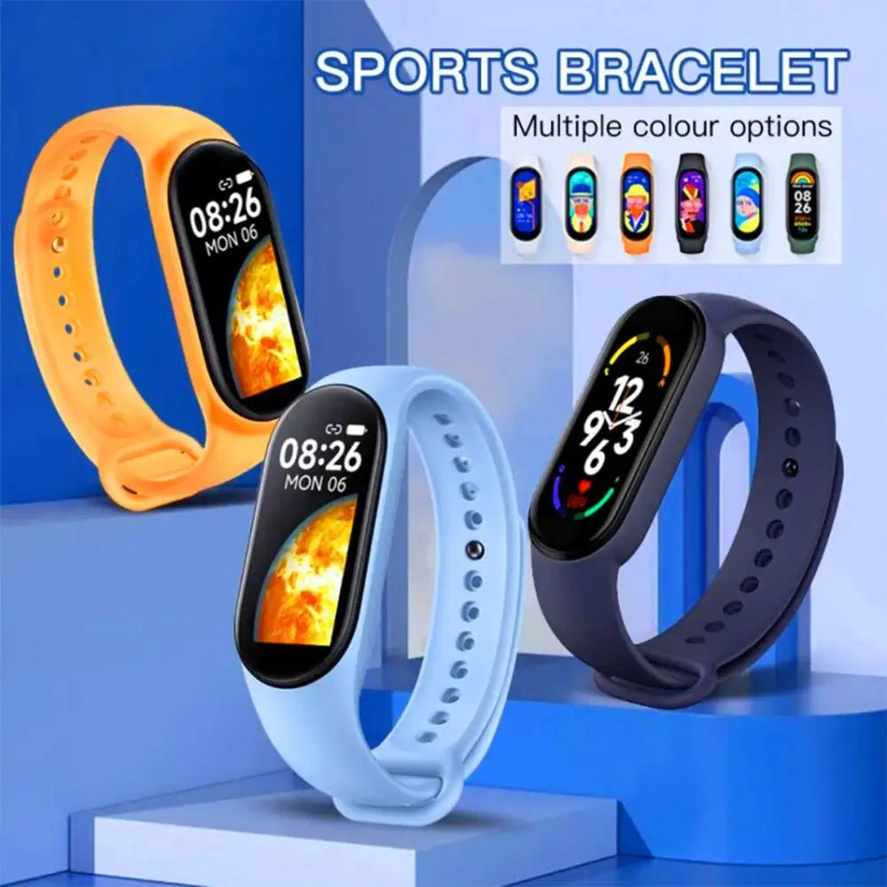 M8 Smart Watch Smartband Heart Rate Smartwatch Fitness Tracker Blood Pressure Sport Bracelet For Mi Band 8 Multiple Sports Modes