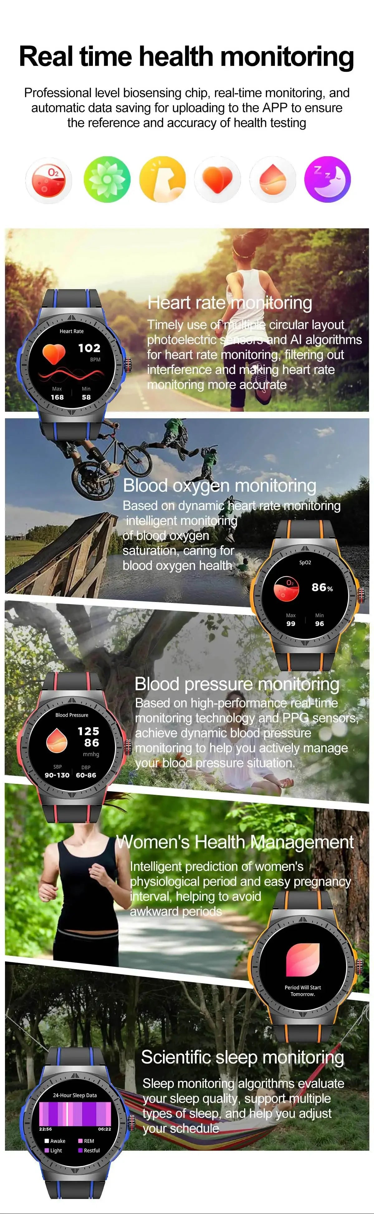 2024 HK52 Smart watch Amoled Large Screen OutdoorBT Call AI Voice fitness tracker Smartwatch Call Reminder for men women