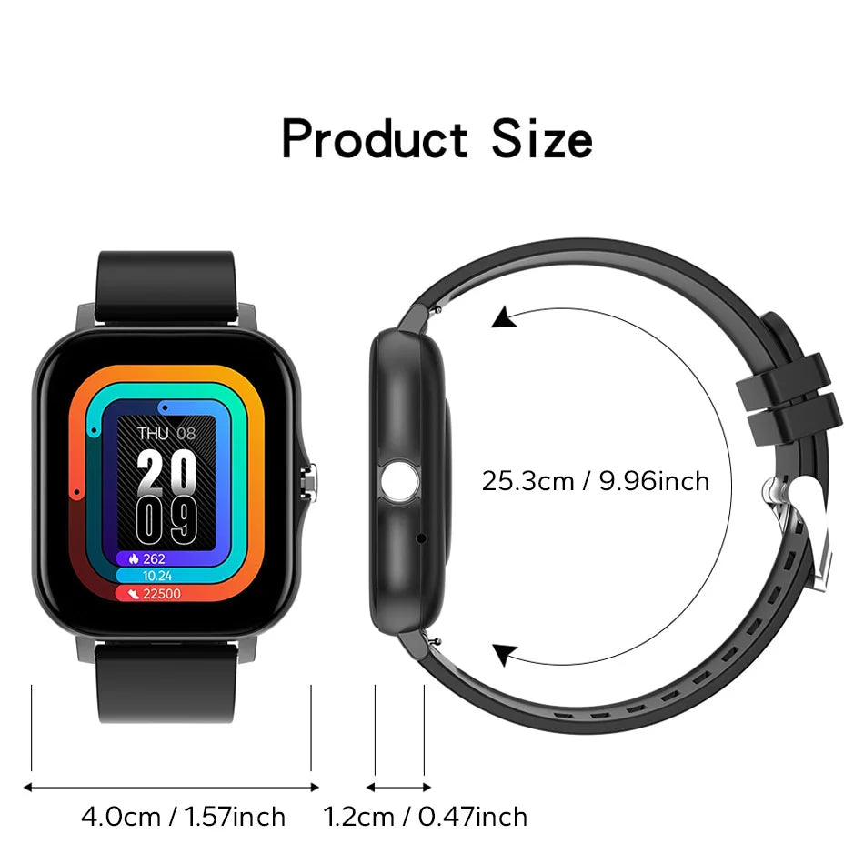 2024 New Bluetooth Answer Call Smart Watch Men Touch Call Fitness Tracker Waterproof Smartwatch Women For Android blood oxygen