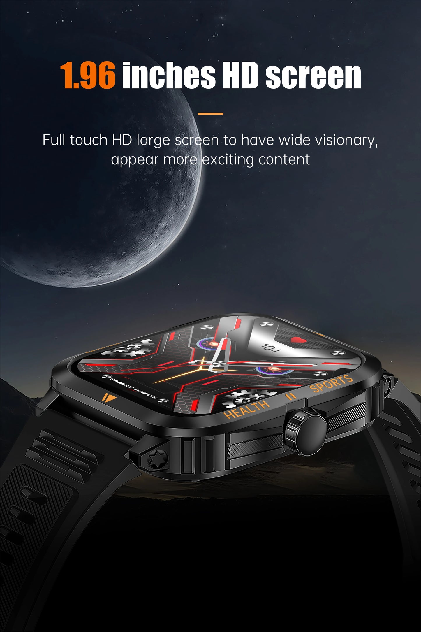 2024 Outdoor Smart Watch For Man Consumer Electronics Blood Pressure Measurement Ultra Resistant Military Smartwatch