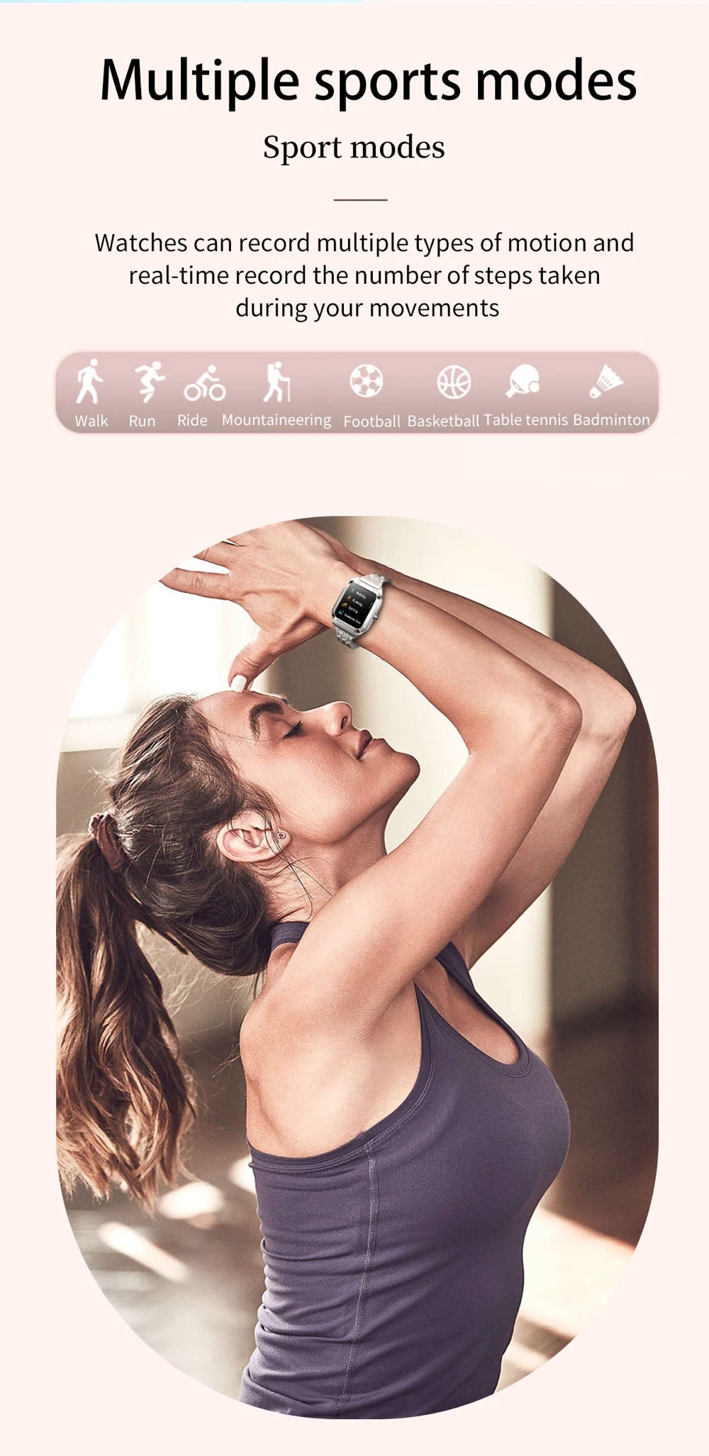 Women Fashion 1.59" Blue Tooth Call Smart Watch Heart Rate Blood Oxygen Sports Fitness Lady Watches Waterproof 2024 Smartwatch