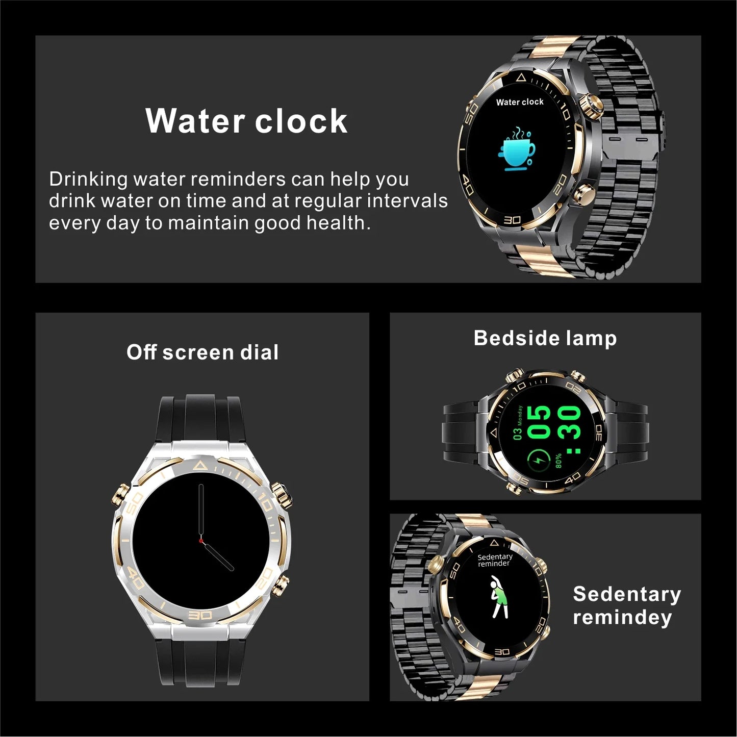 2024 New for Huawei Smart Watch Men 4GB Memory GPS Sports Fitness Tracker 480*480 AMOLED HD Screen NFC Bluetooth Call smartwatch