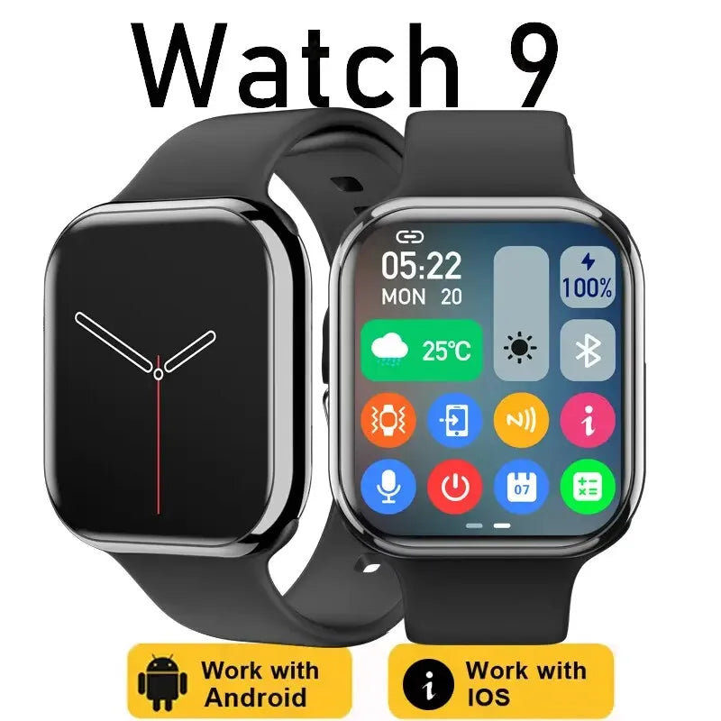 2024 For Apple Watch 9 Smart Watch Women Ultra Series 9 NFC Smartwatch Men BT Call Waterproof Wireless Charge 1.83" Screen XS08