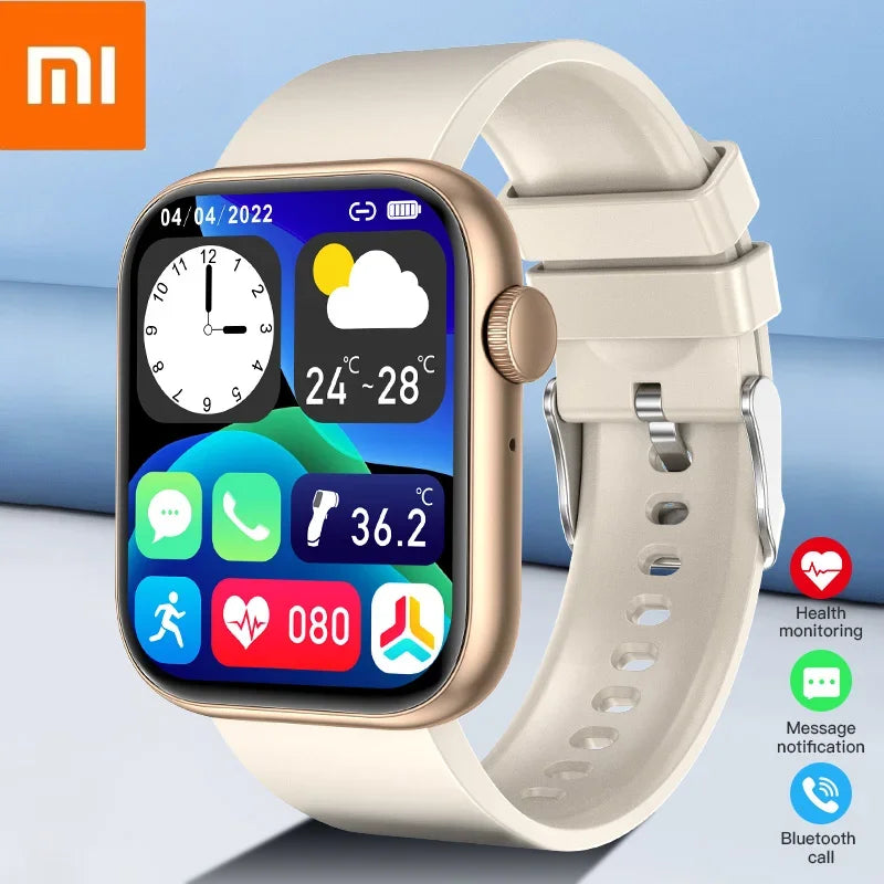 Xiaomi Smart Watch 2024 Wireless Charging Smartwatch Bluetooth Calls Men Women Smartwatches Fitness Bracelet Custom Watch Face