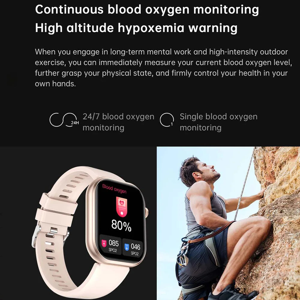 Luxurious Pro Smartwatch 2.01” HD 240*296 Men And Women Notifications Fitness Tracker Bluetooth Call Sports Watch Multifunction