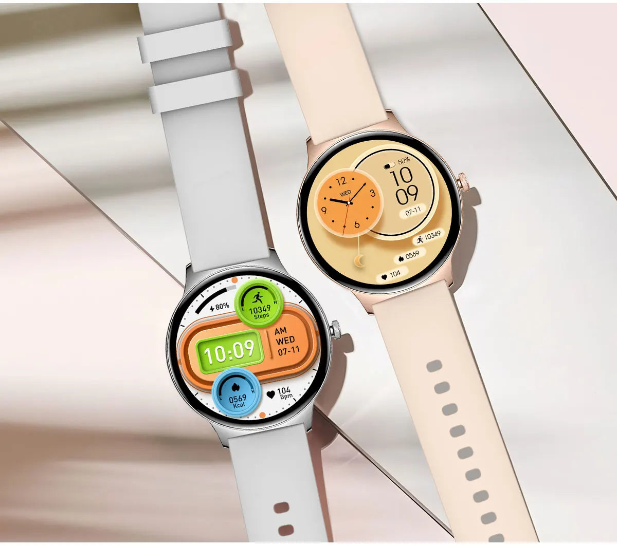 2024 New Ultra Thin Women Smart Watch 1.43" AMOLED 466*466 HD Pixel Display Always Show Time Call Reminder Smartwatch Ladies+Box